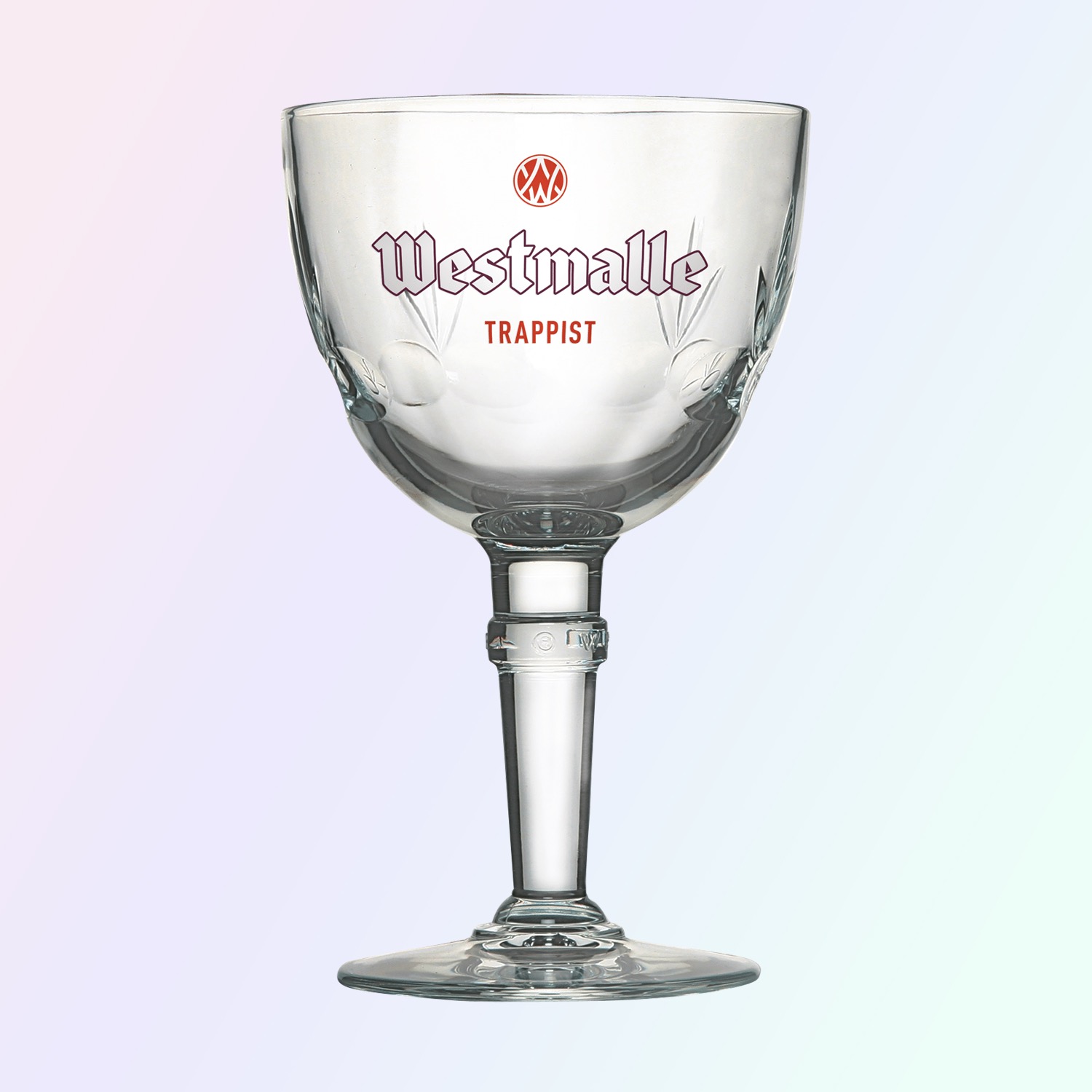 Belgian Beer Glasses Westmalle Bierglas 33 Cl - Giftbox