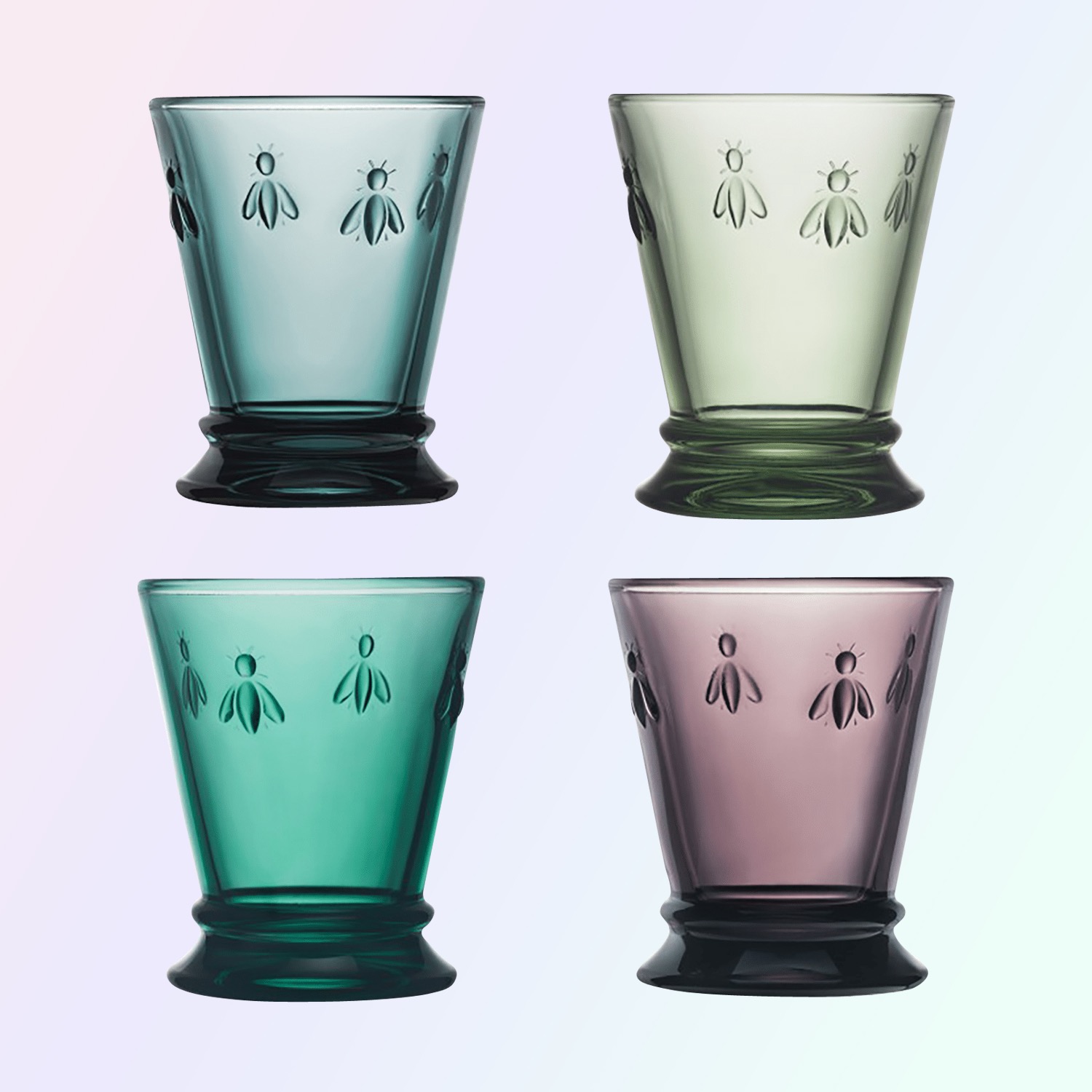 La Rochère Abeille Tumblers 26 cl Assorti - 4 Stuks