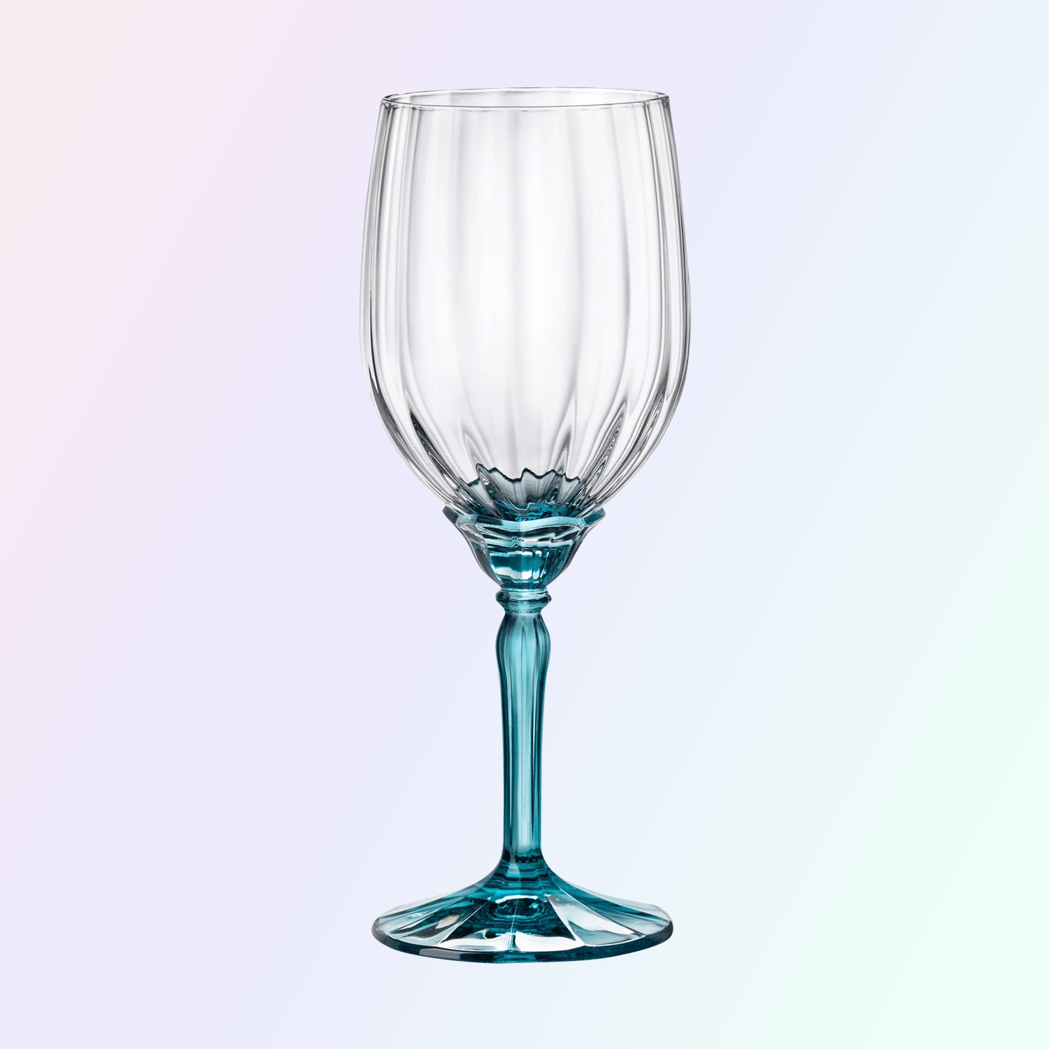 Bormioli Rocco Florian Wijnglas 38 cl Blauw - 4 Stuks - Glas