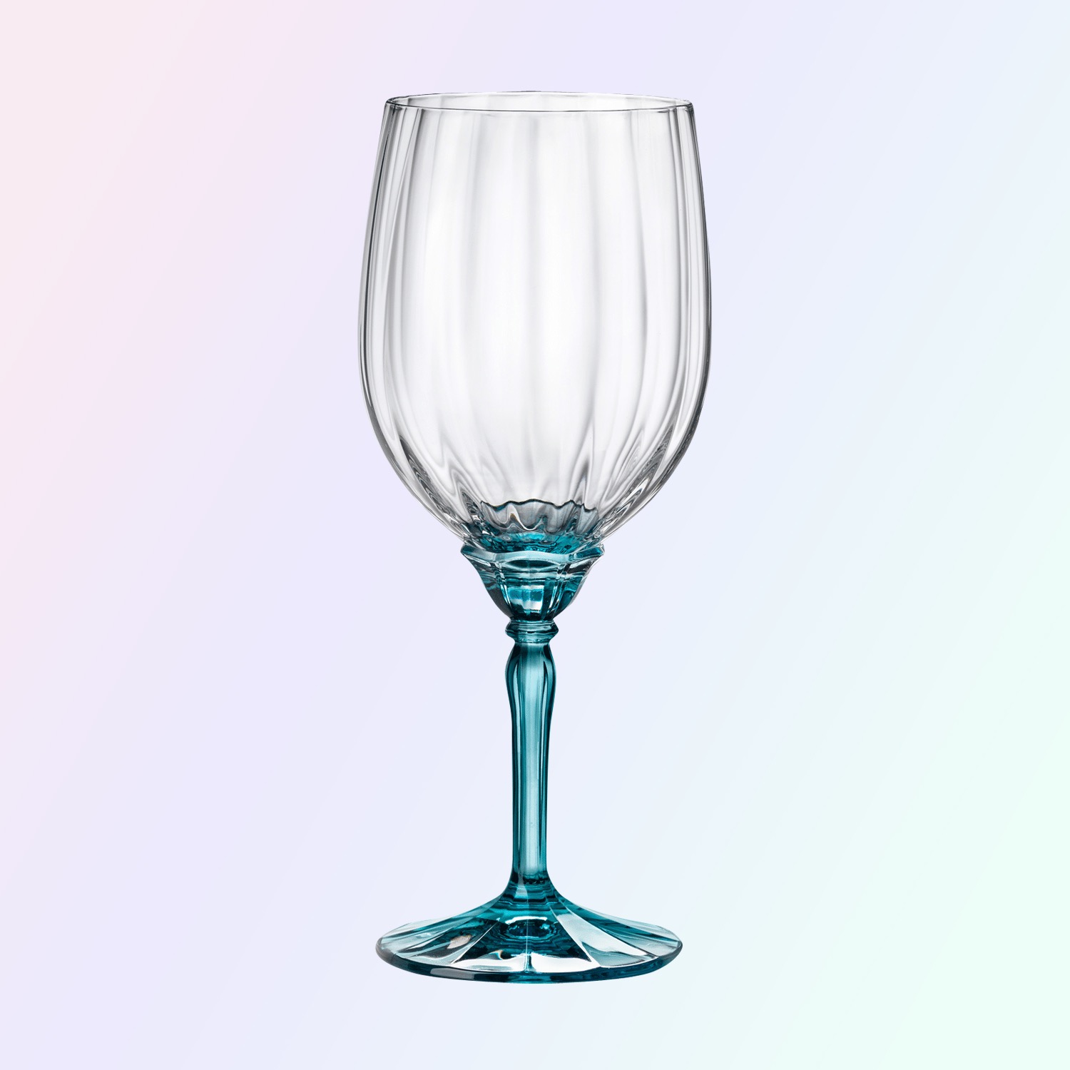 Bormioli Rocco Florian Wijnglas 53,5 cl Blauw - 4 Stuks - Glas