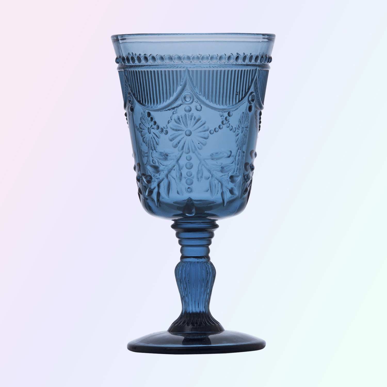 Fortessa Debutante Wijnglas 28 cl Donker Blauw - 6 Stuks - Glas