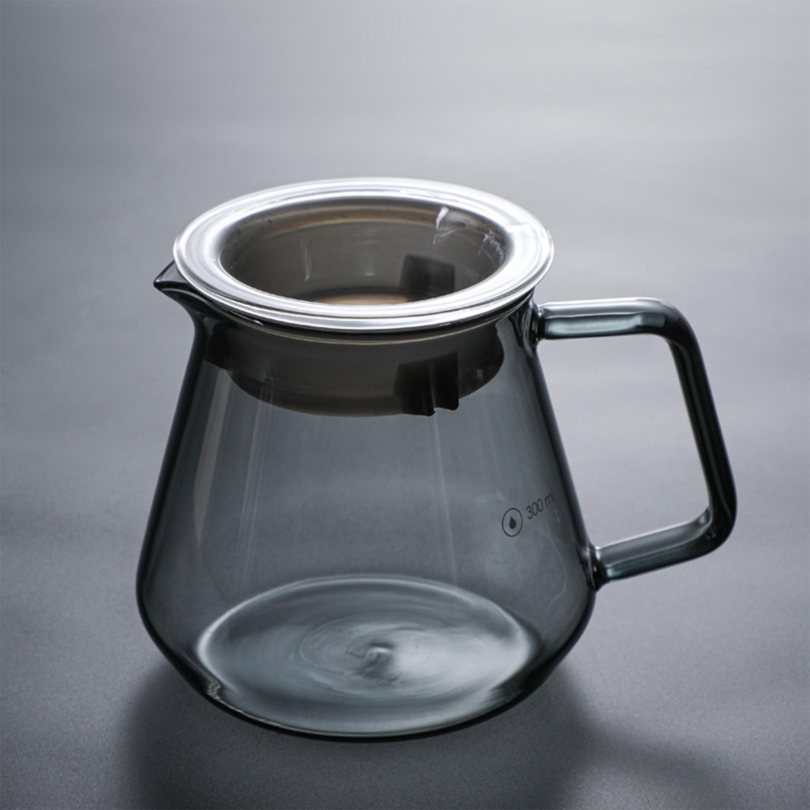 Factory Discount Outlet Giet over koffiepot Handdruppelkoffiezetapparaat Theepot Herbruikbaar voor bar 300ml