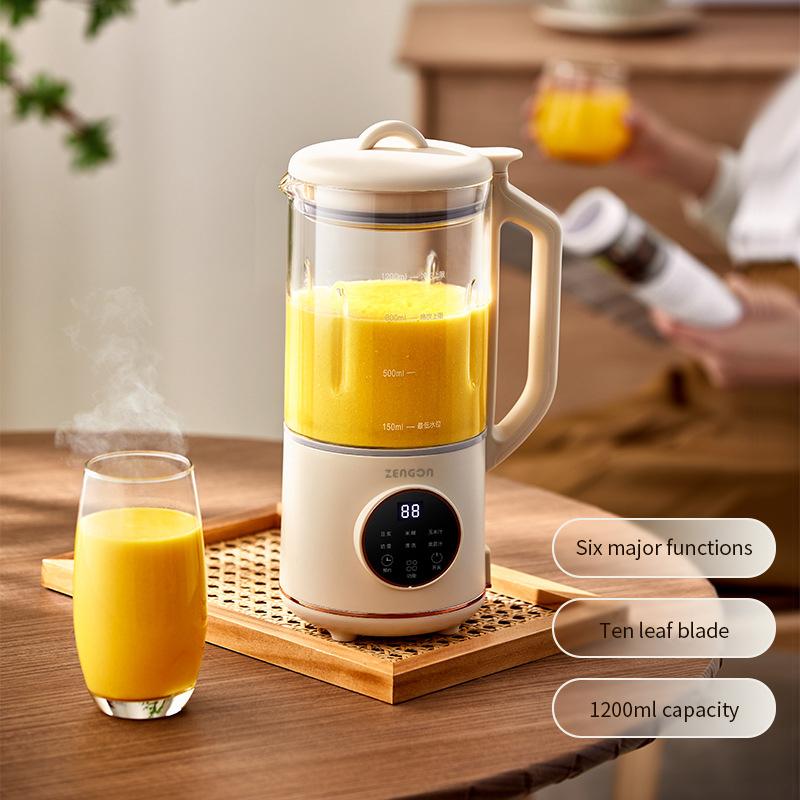 Super Star Mall 800 ml Sojamelk Machine Elektrische Juicer Blender Mixer Sojamelk Maker Muurbrekende Machine Rijstpasta Maker Ontbijtmachine EU wit