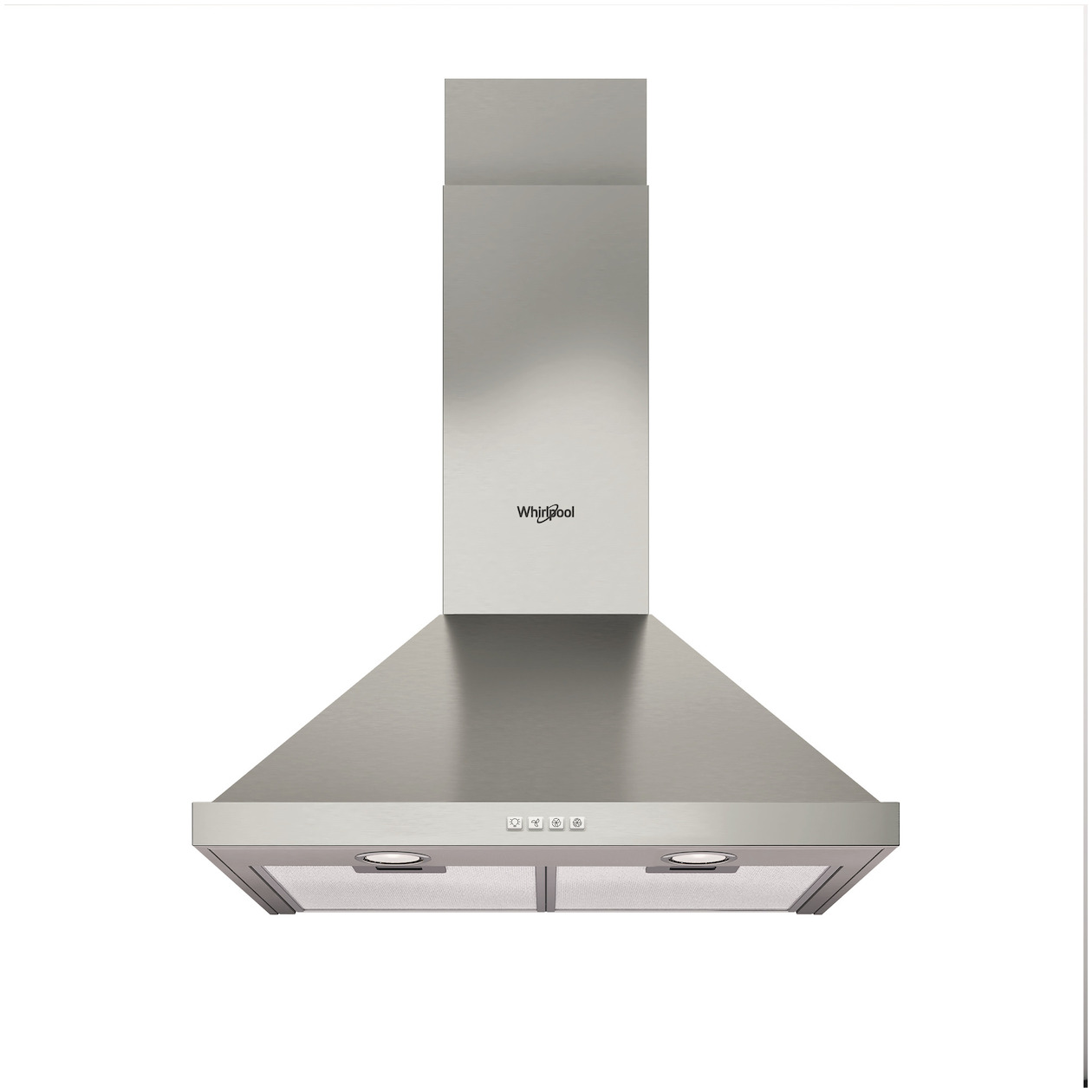 Whirlpool WHCN 64 F LM X/1 Afzuigkap vlakscherm Grijs