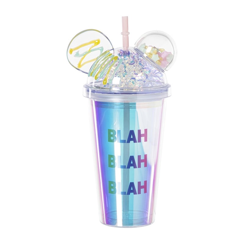 Xenos Funny beker blah blah blah - multikleur - 450 ml