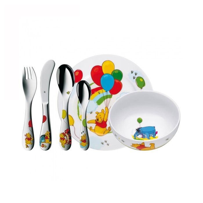 Keltum Edelstalen 12-8350-6 - Winnie The Pooh - kinderbestekje