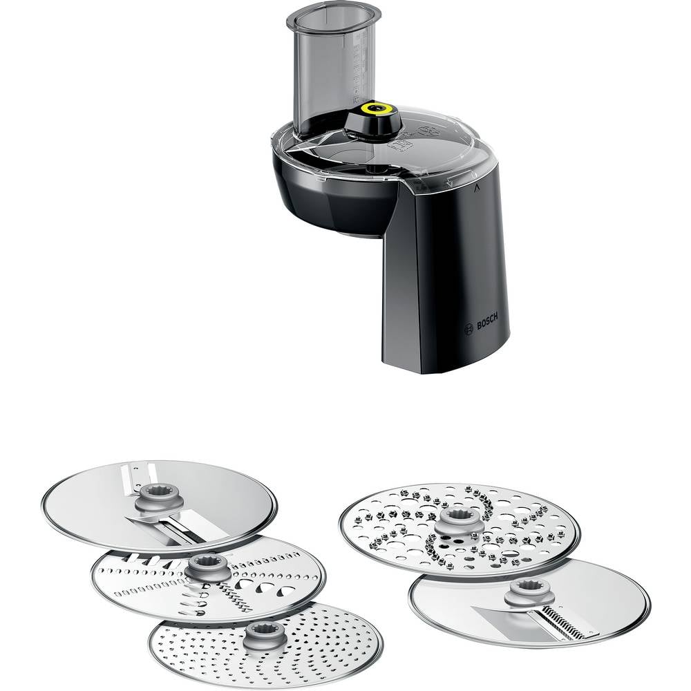 Bosch VeggieLove Set für  Küchenmaschine Serie 6 und 8 Hakmachine Zwart, Transparant