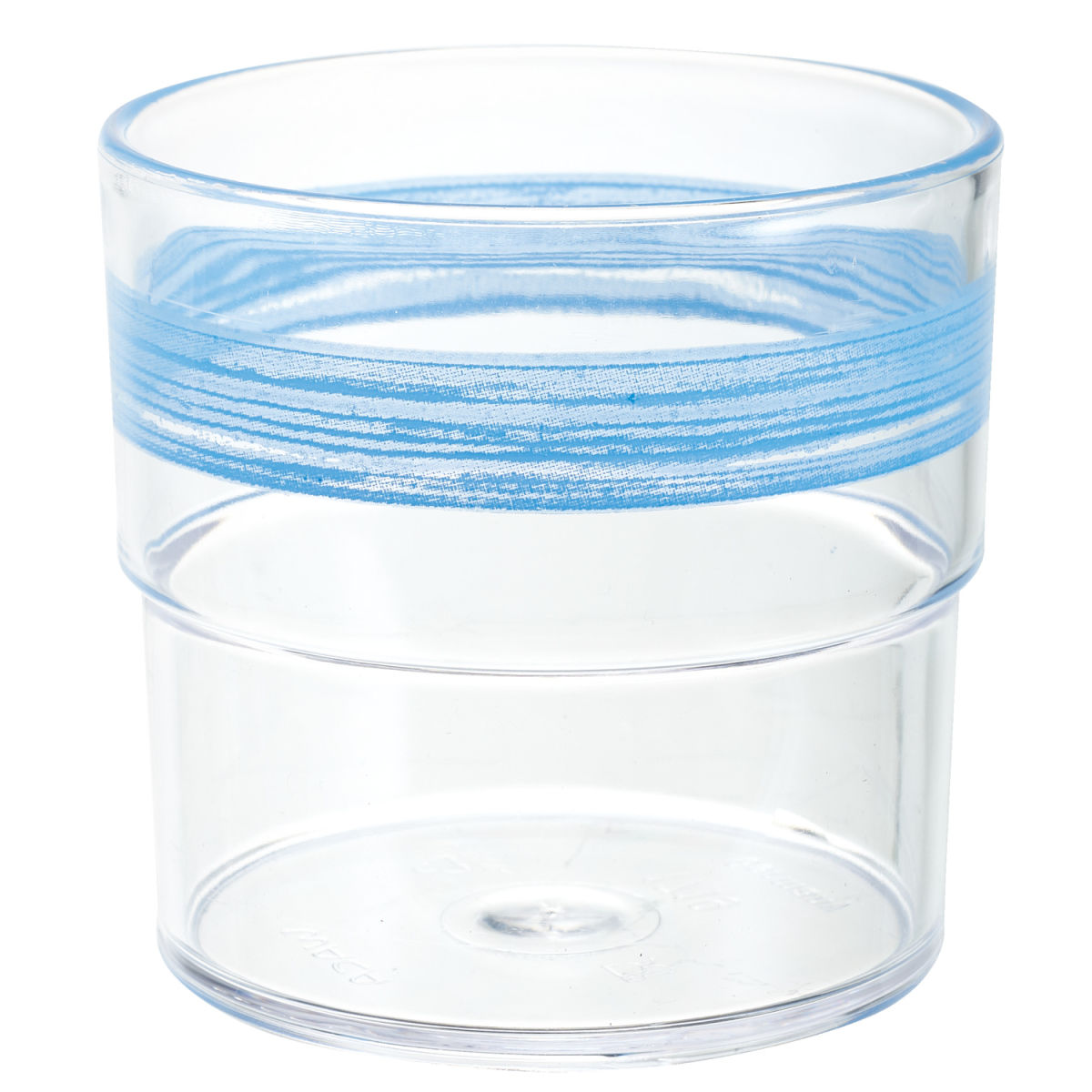 Waca Beker Bistro; 230 ml, 7.5x7.8 cm (ØxH); blauw; 5 stuk / verpakking