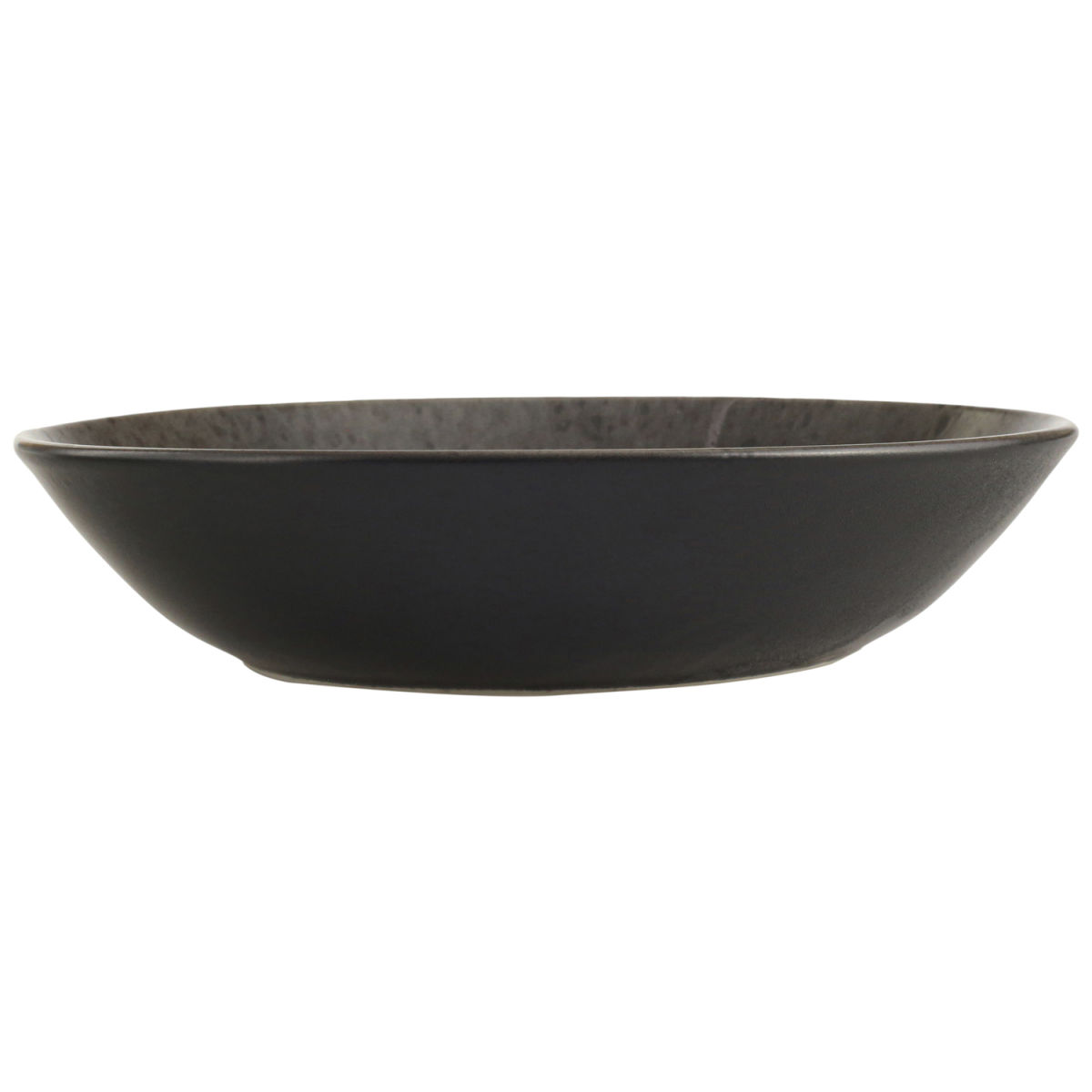 Porland Diep bord Ironstone; 955 ml, 23x4.88 cm (ØxH); donkerbruin/zwart; rond; 6 stuk / verpakking