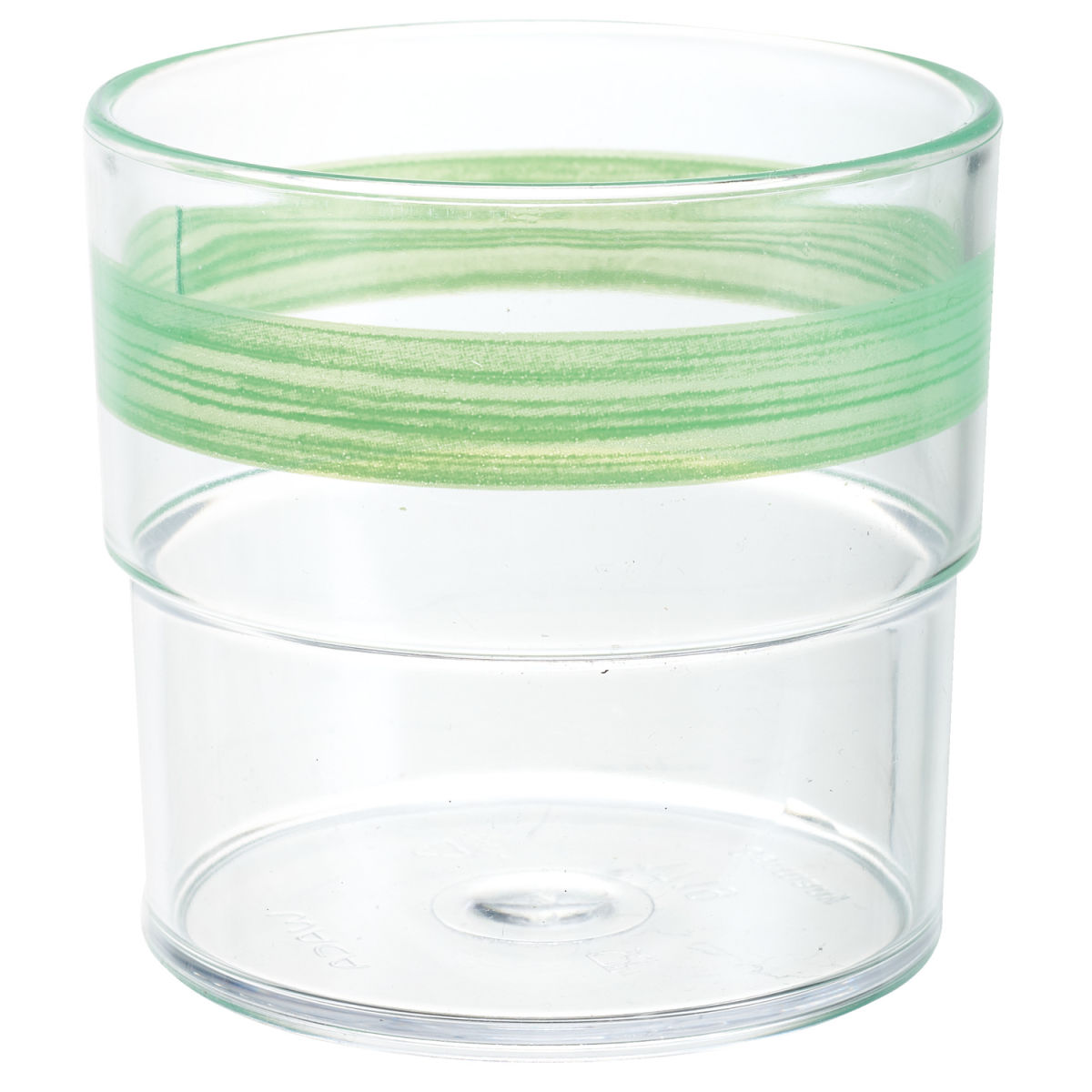 Waca Beker Bistro; 230 ml, 7.5x7.8 cm (ØxH); groen; 5 stuk / verpakking