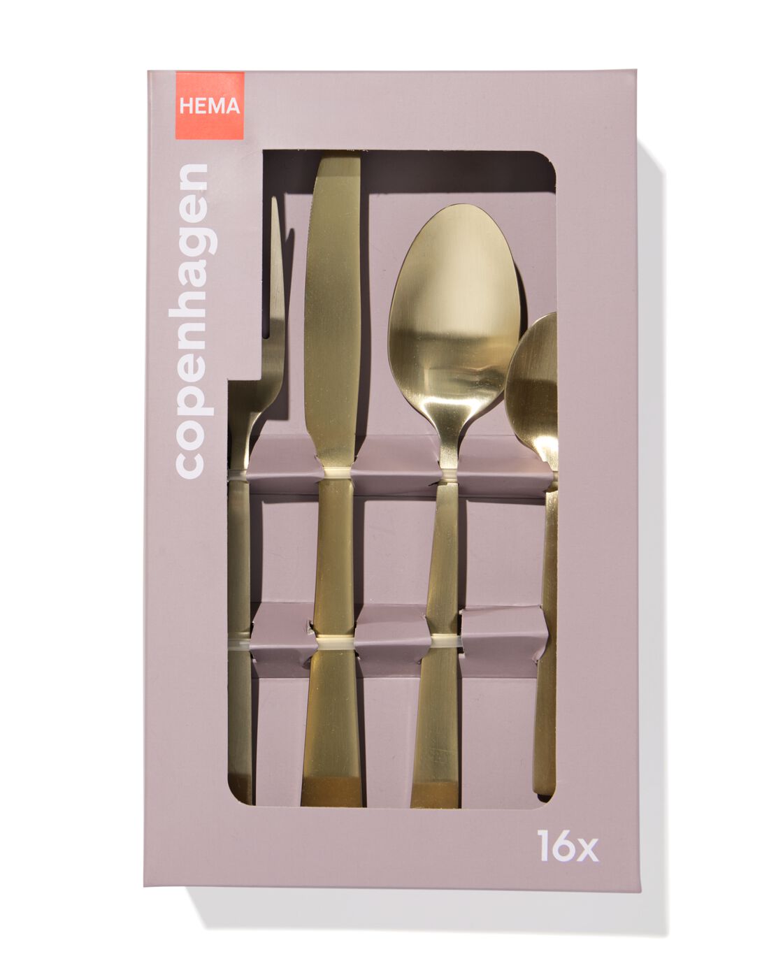 051 Bestekset Copenhagen 16-delig (goud)