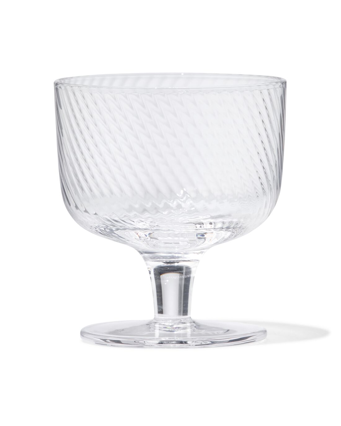 051 Aperitiefglas Bergen Glas Twist Reliëf (transparant)