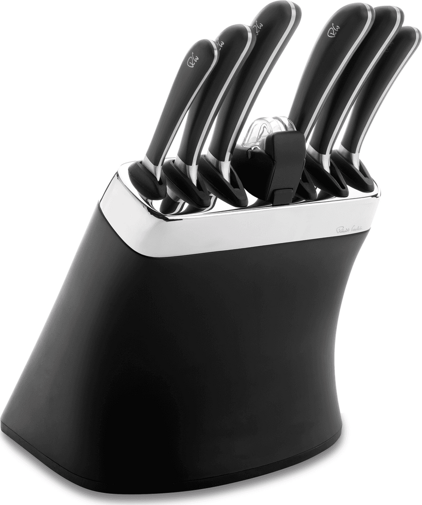 Robert Welch Messenblok Signature Zwart (6-Delig) | Keukenmessen | Keuken&Koken - Keukengerei | 5055202600737