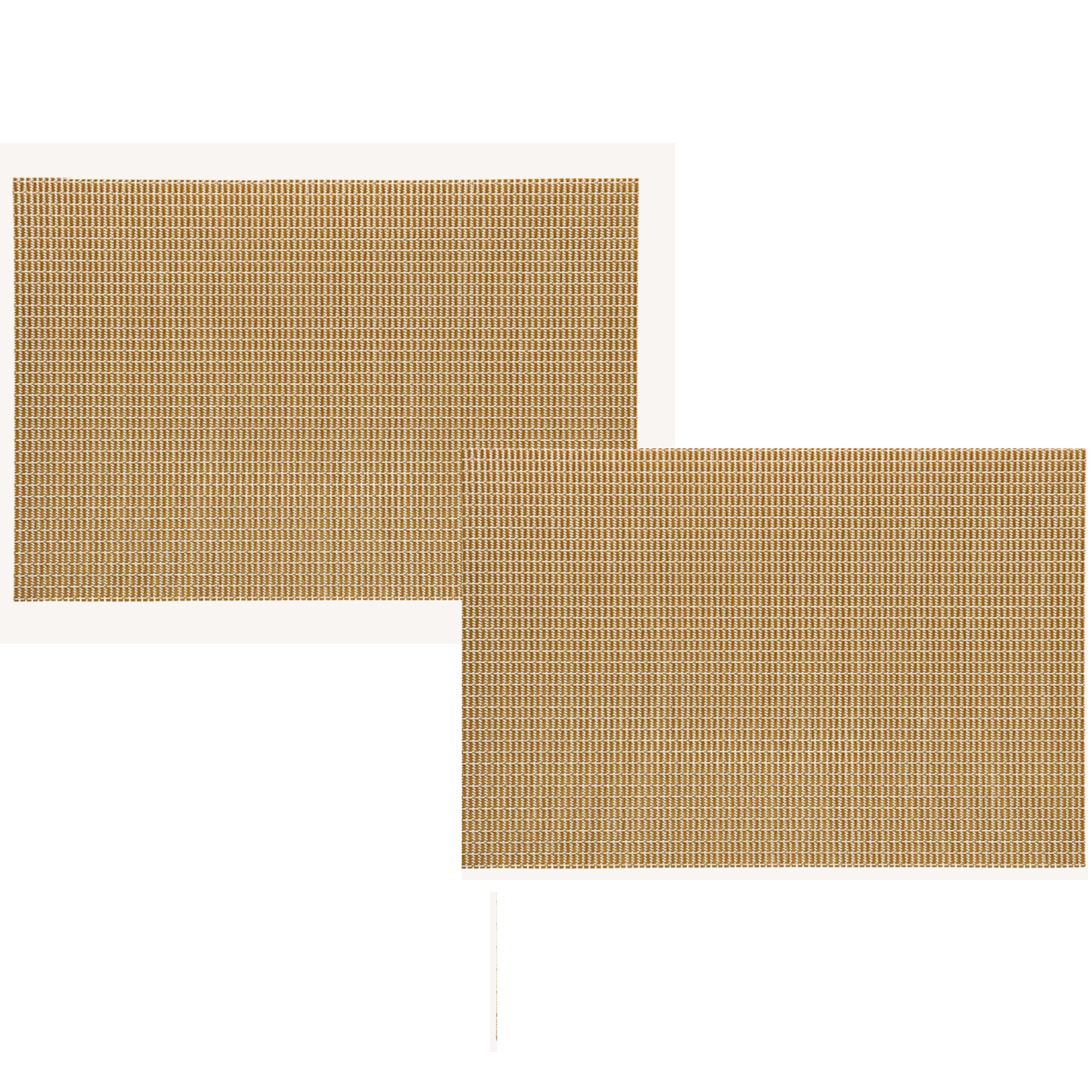 Merkloos G. Wurm Luxe Tafel placemats Louvre - 6x - goud - kunststof - 45 x 30 cm -