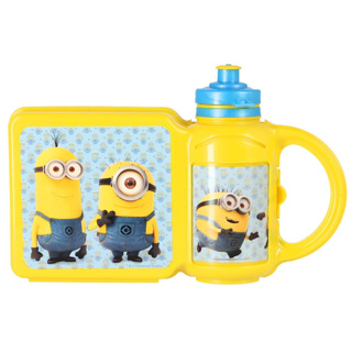Minions combi set lunchbox en drinkfles