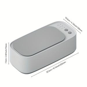 YC Direct Ultrasonic Cleaner with High-Frequency Vibration - USB Rechargeable, Multi-Purpose Jewelry & Watch Cleaning Machine for Glasses, Braces, Dentures wit