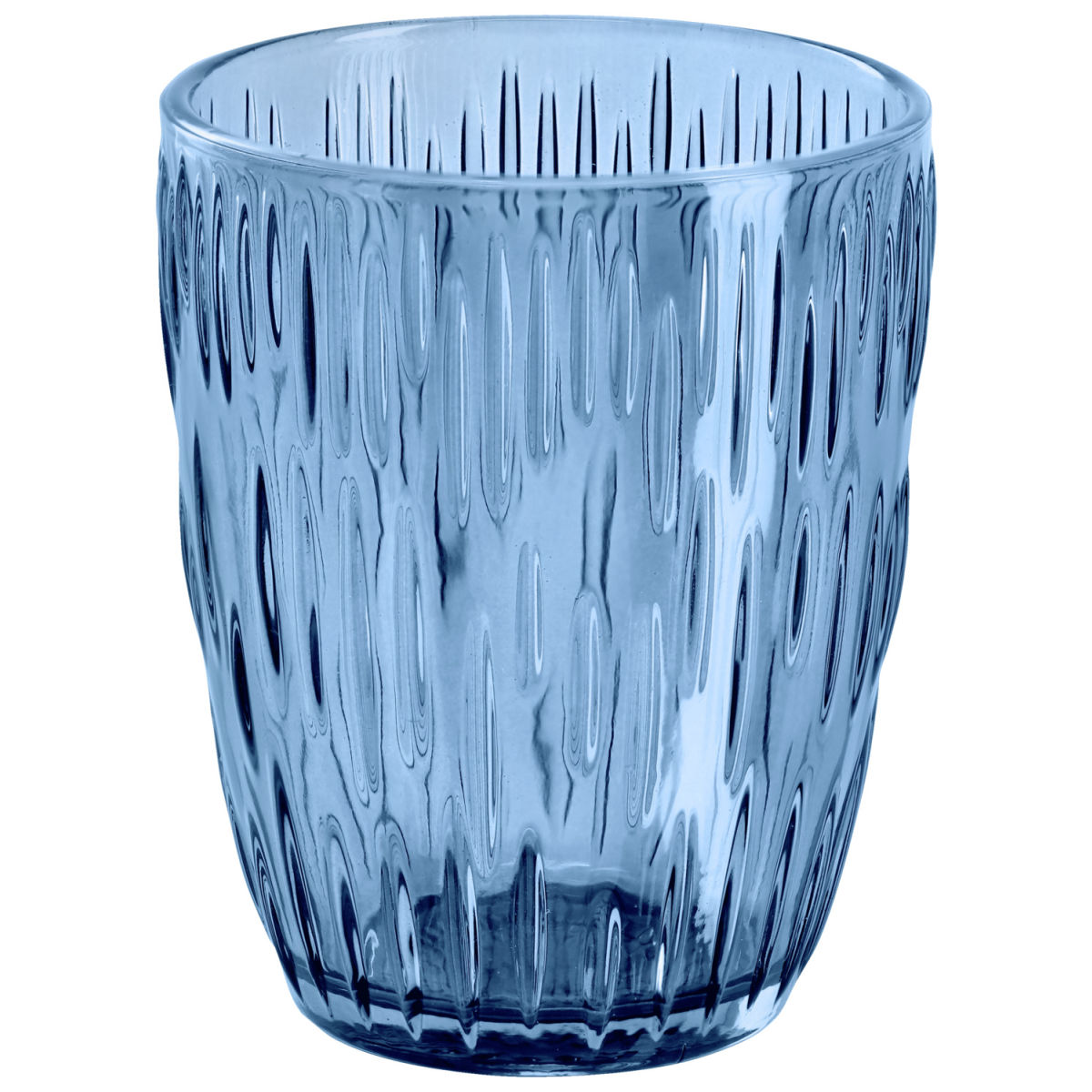 Vega Waterglas Kalea; 280 ml, 8x9.8 cm (ØxH); donkerblauw; 6 stuk / verpakking