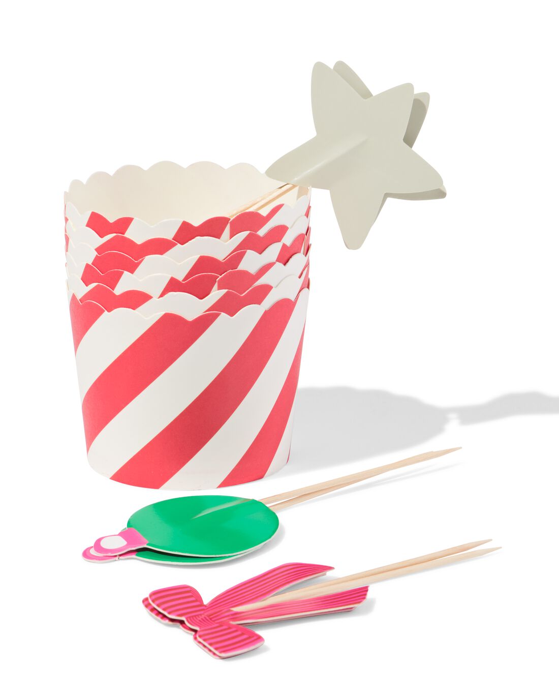 HEMA Muffinvormen Papier Kerst - 6 Stuks