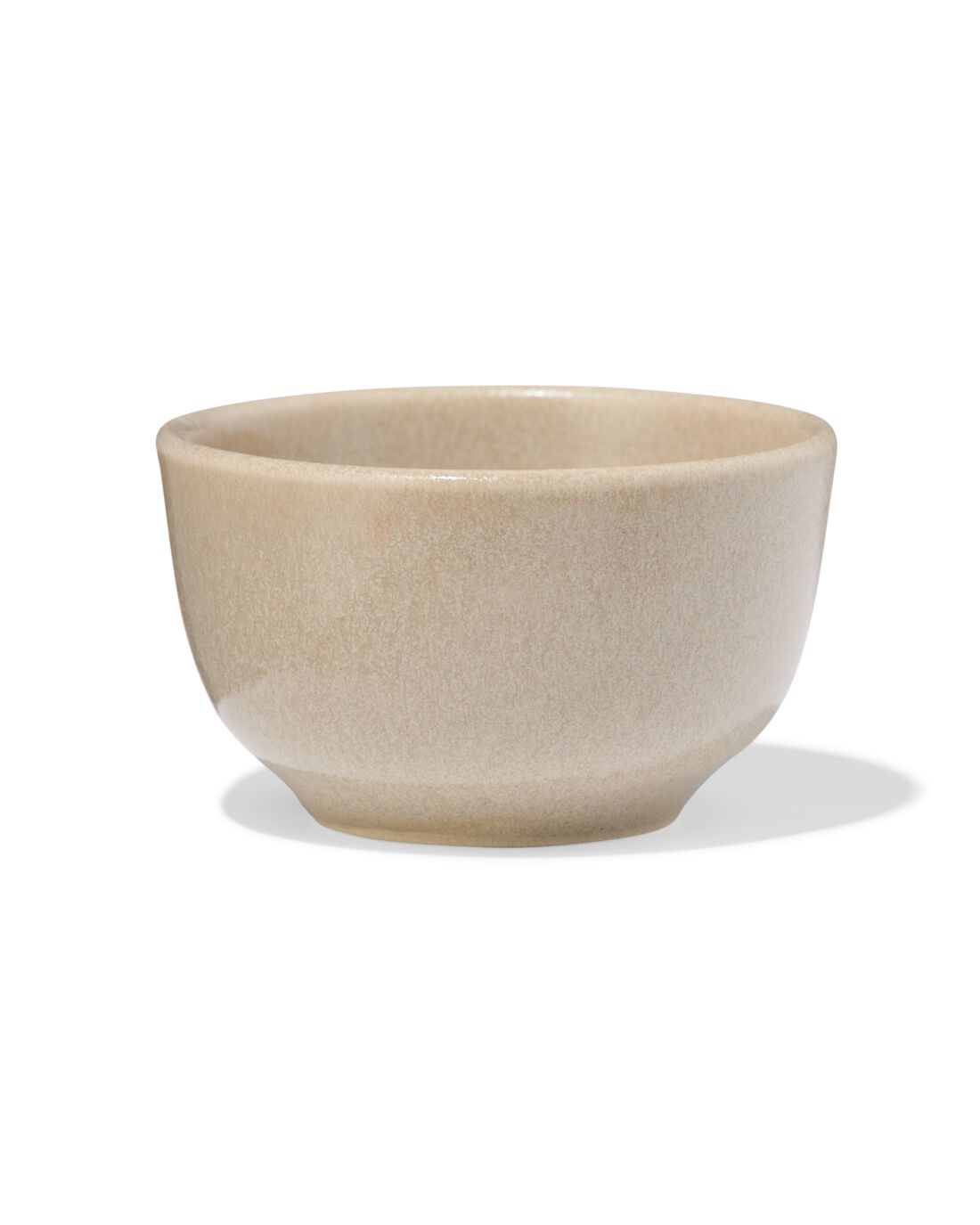 HEMA Hoog Schaaltje Ø7cm PUUR Reactief Glazuur Beige (beige)