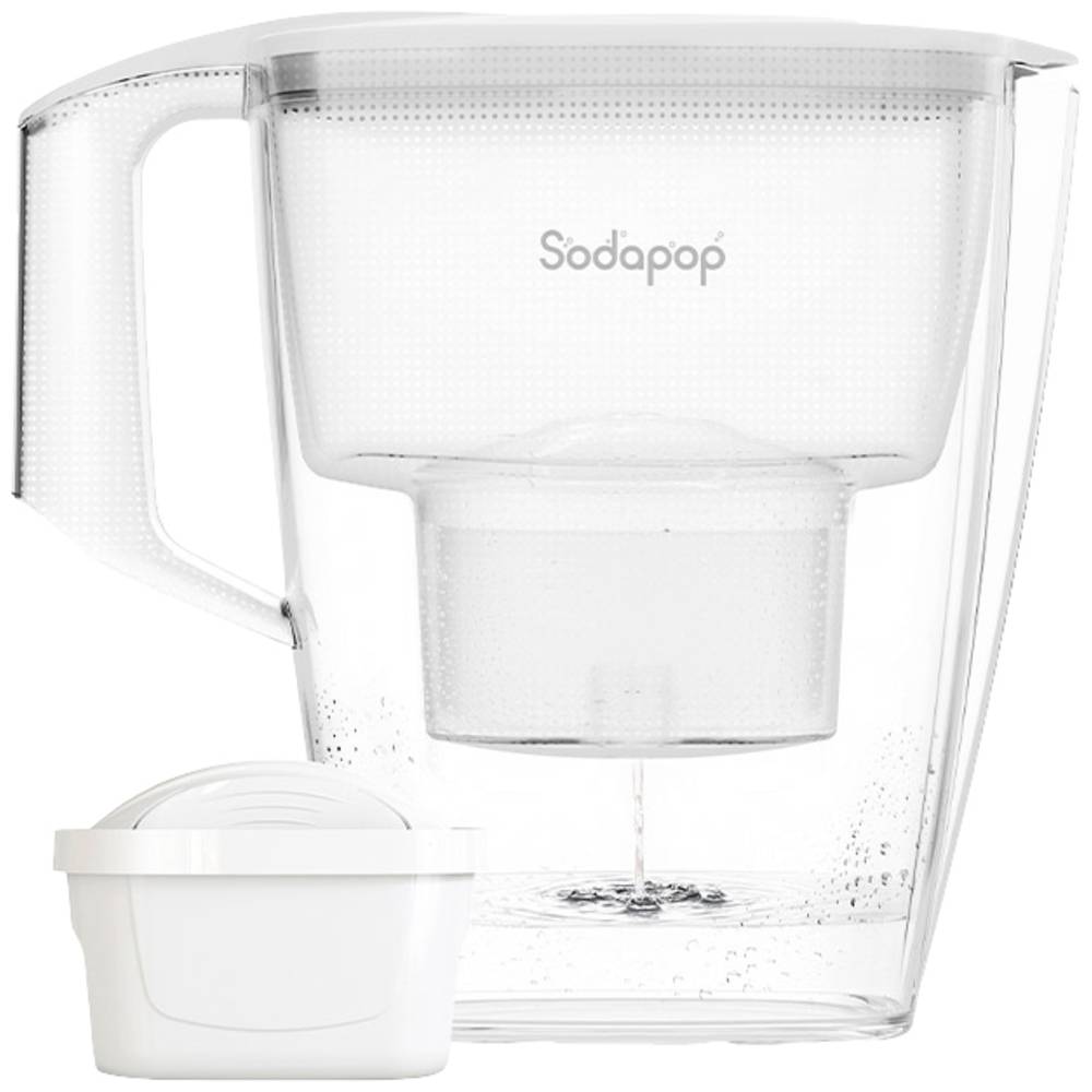 Sodapop 10029101 Waterfilter 3 l Wit, Transparant