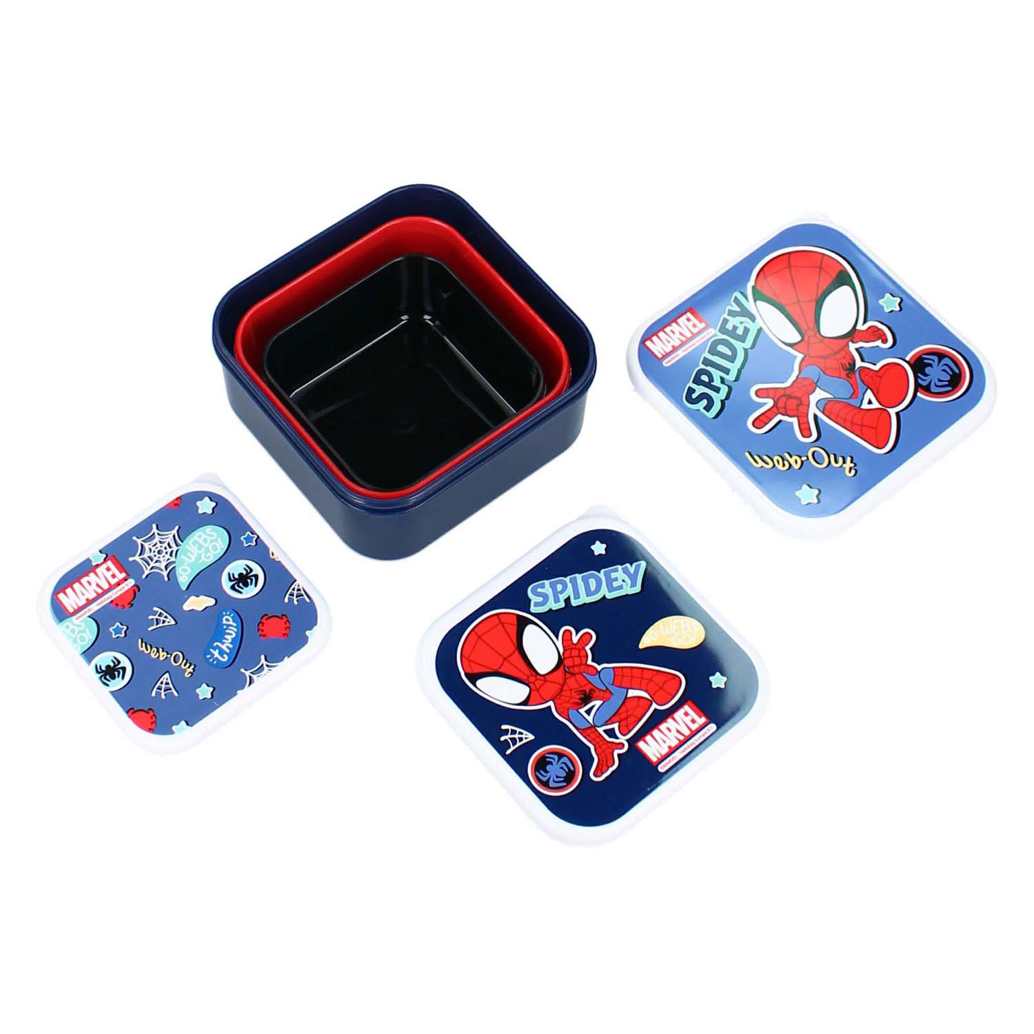 Vadobag Spidey broodtrommel 3-in-1 fresh bites