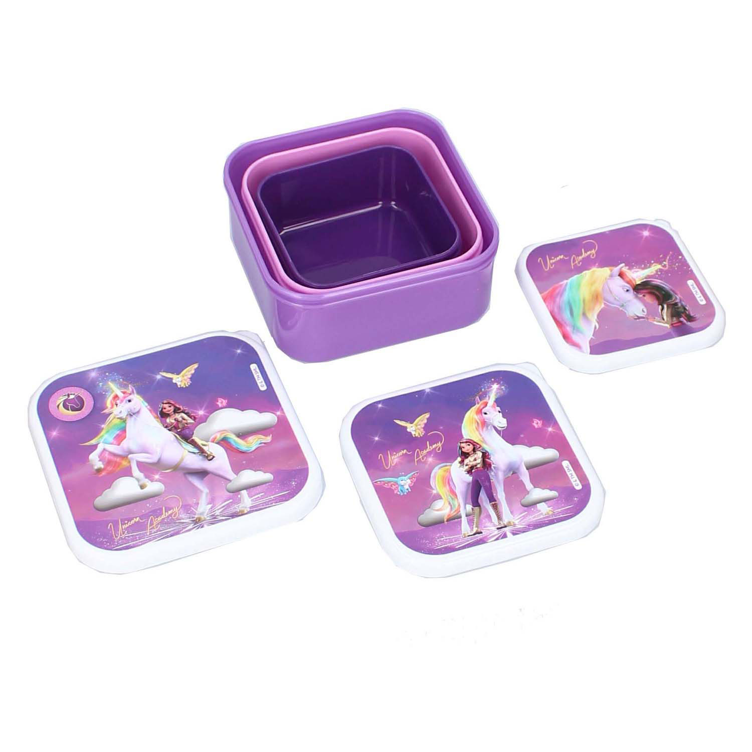 Vadobag Unicorn academy broodtrommel 3-in-1 fresh bites