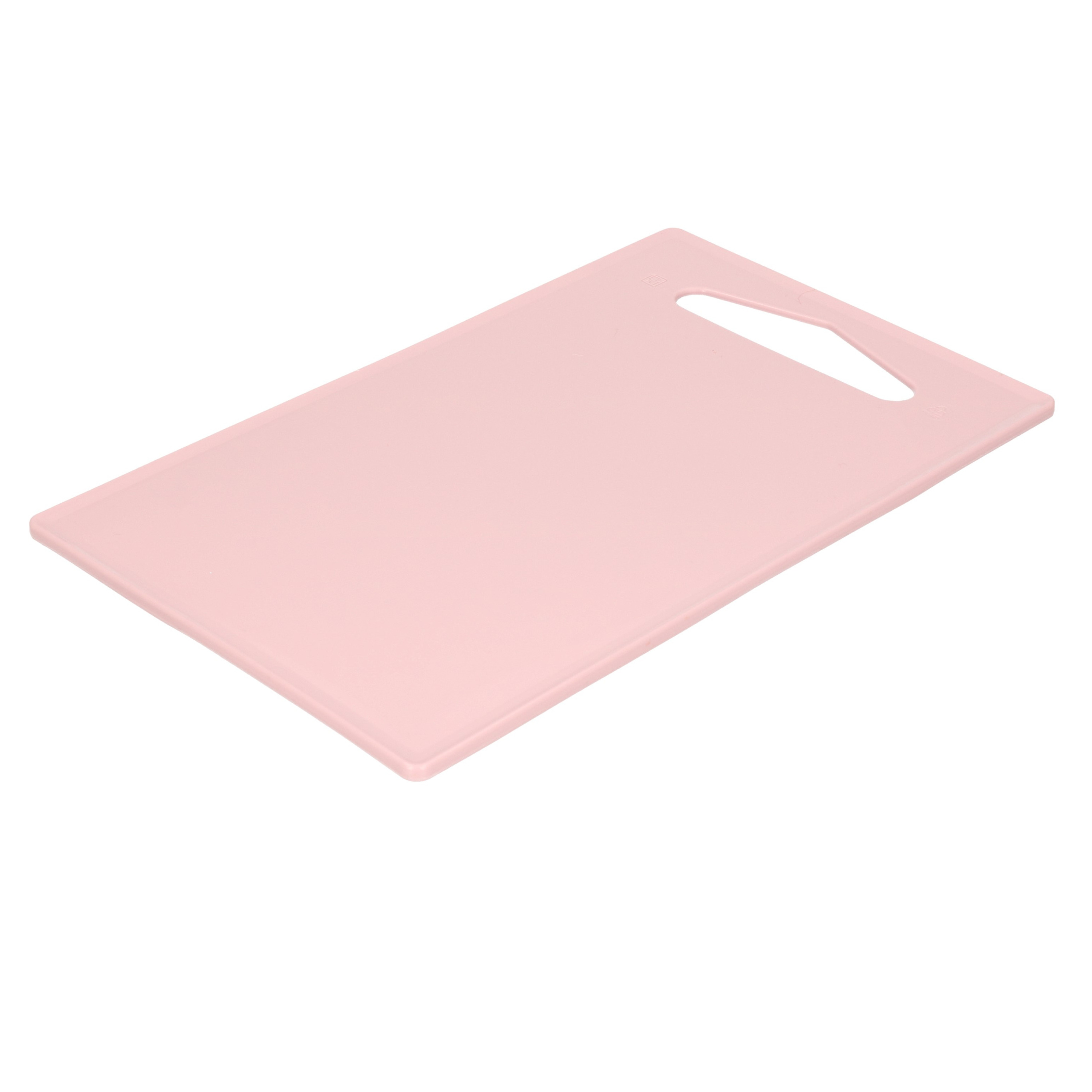 PlasticForte Keuken Snijplank - oud roze - x 24 cm - kunststof - voor groente, fruit, vlees -