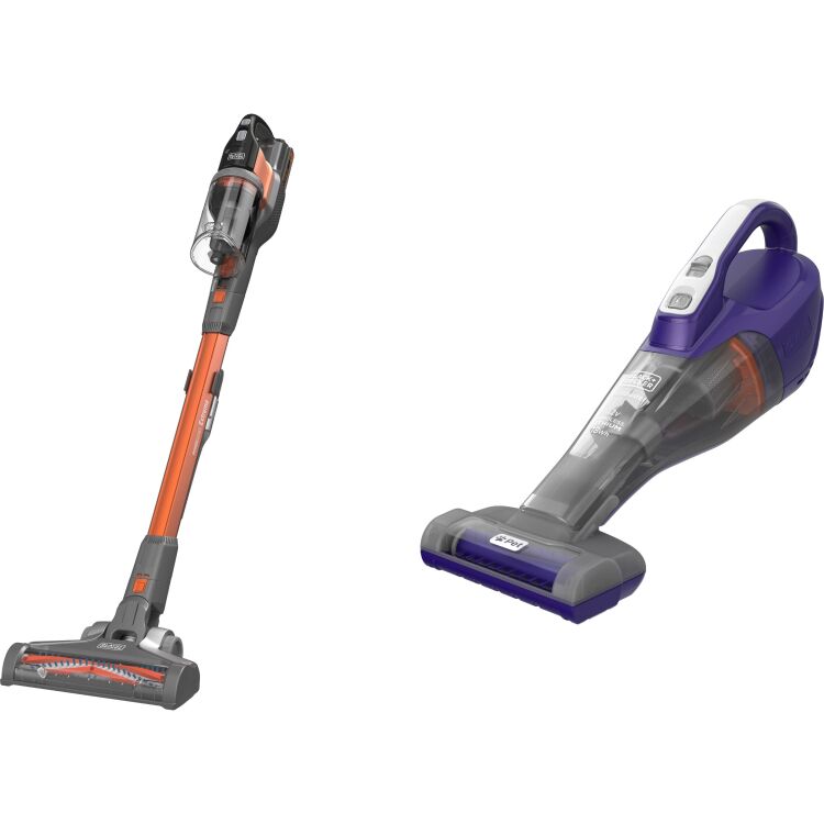 BLACK+DECKER 18V 4IN1 PowerSeries Extreme steelstofzuiger + 12V PET Kruimeldief met dierenborstel Bundel