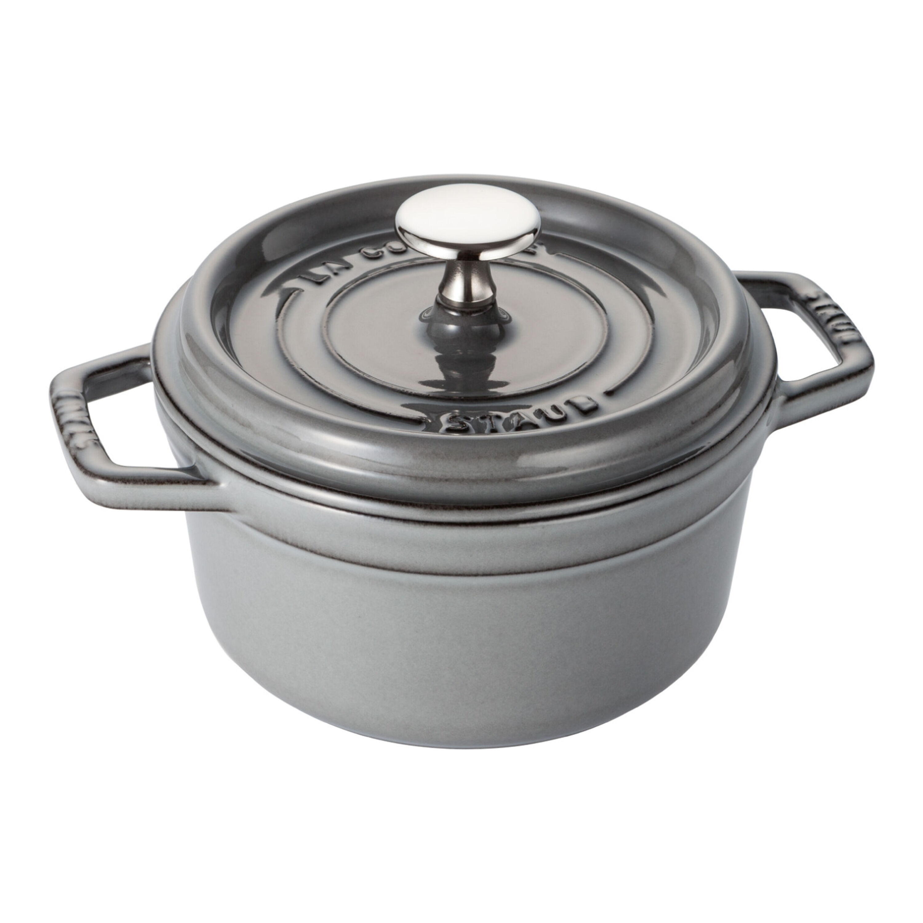 Staub La Cocotte Cocotte 16 cm / 1,25 l, Rond, Grafietgrijs - La Cocotte - 
