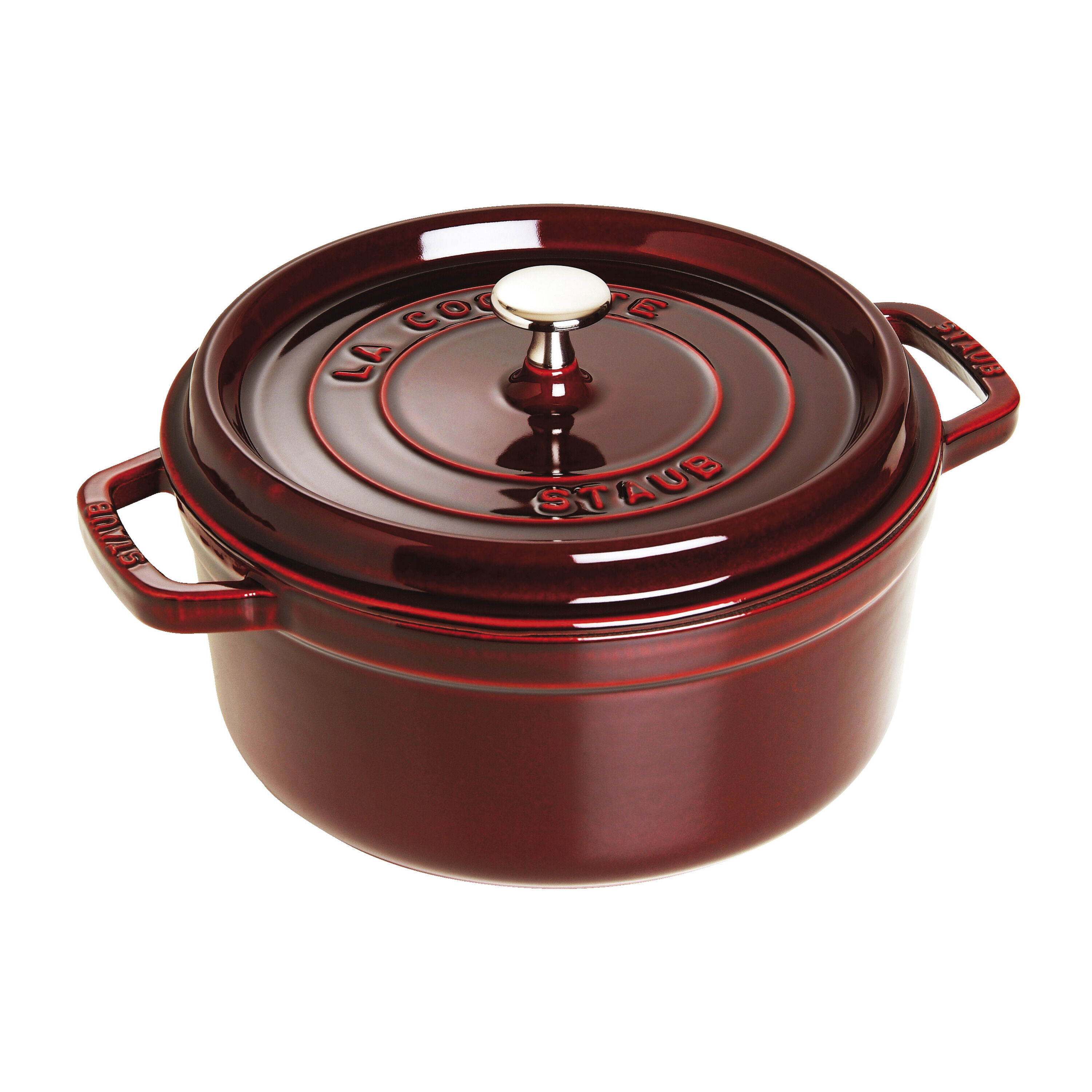 Staub La Cocotte Cocotte 26 cm / 5,25 l, Rond, Grenadine rood - La Cocotte - 