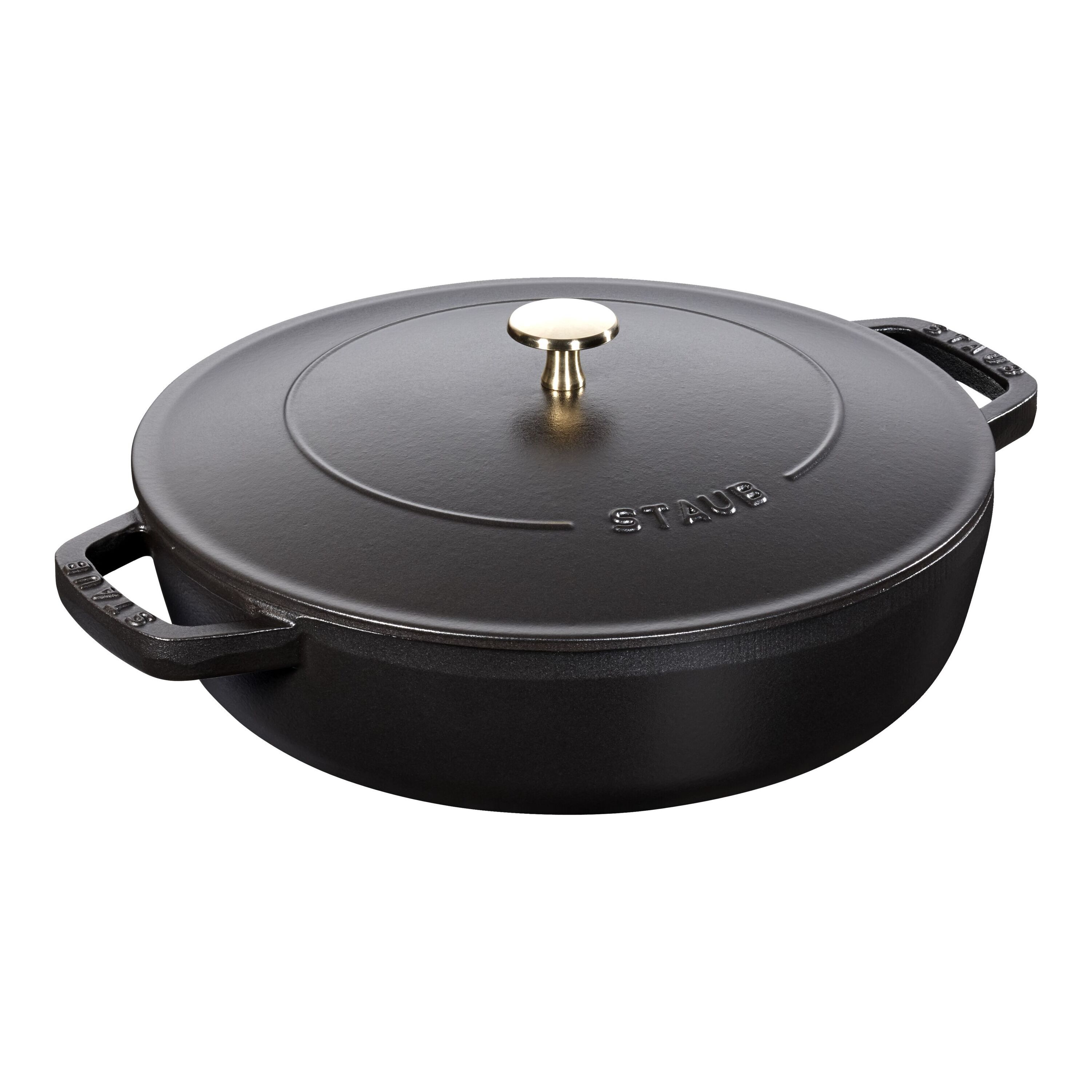 Staub Braisers Sauteerpan Chistera 24 cm / 2,5 l, Zwart - Braisers - 