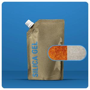 Giebel Adsorber Silicagel droogkorrels Oranje, Kleurloos