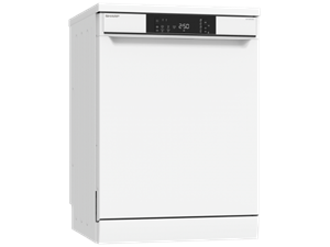 Sharp QWNA1DF45EWEU Vaatwasser met RVS kuip en Turbo Dry systeem