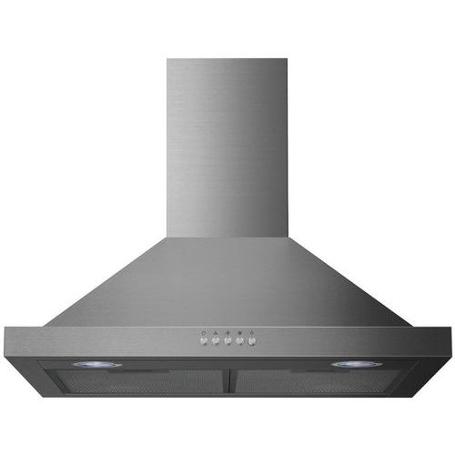 Exquisit KH62-3INOX Schouwkap Grijs