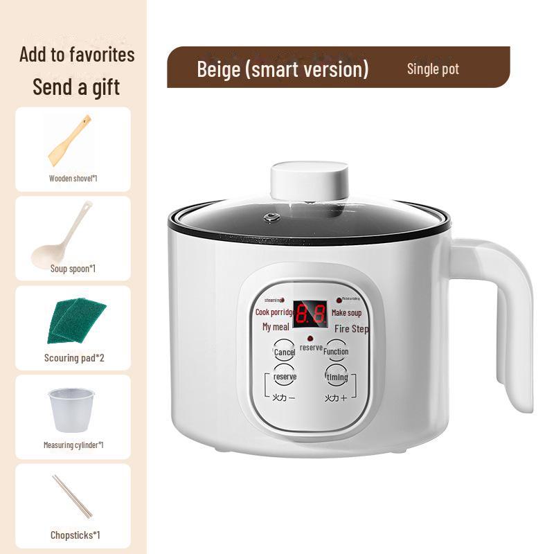 CrossCart Multifunctionele Mini Elektrische Koker: Rijst, Frituren & Reserveren, VK/EU Standaard 220V European Standard