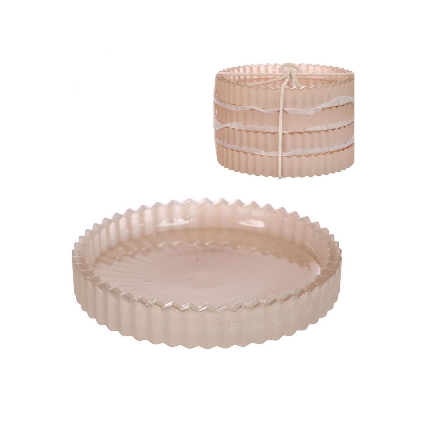 Ideas for Seasons Glazen schaaltjes crème set a 4 Ø10cm