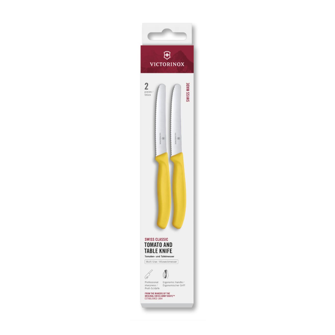 Victorinox Tomatenmes 2st geel kartel