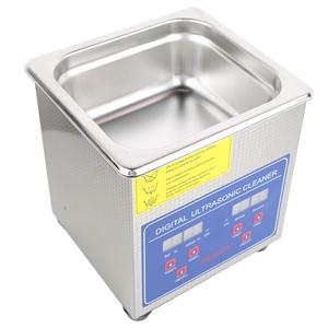 Koogeelife Roestvrijstalen 1.3L Digitale Ultrasone Reiniger Reinigingstank met Timer en Verwarmer voor Sieraden