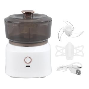 OutsideWorld Elektrische Vleesmolen Elektrisch Pellen Knoflookstamper Keuken Voedselhakker USB Opladen Vleesmolen L(for 6.5-9kg)