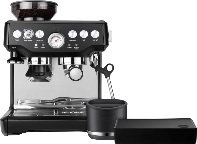 Sage Barista Express Black Truffle + Barista accessoriepakket