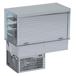 Combisteel Drop-In Wandmodel Koelvitrine Recht - Jaloezie&atilde;&lsaquo;N 3/1