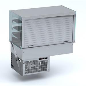 Combisteel Drop-In Wandmodel Koelvitrine Recht - Jaloezie&atilde;&lsaquo;N 4/1