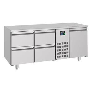 Combisteel 700 Koelwerkbank 1Drs 4 Laden Monoblock