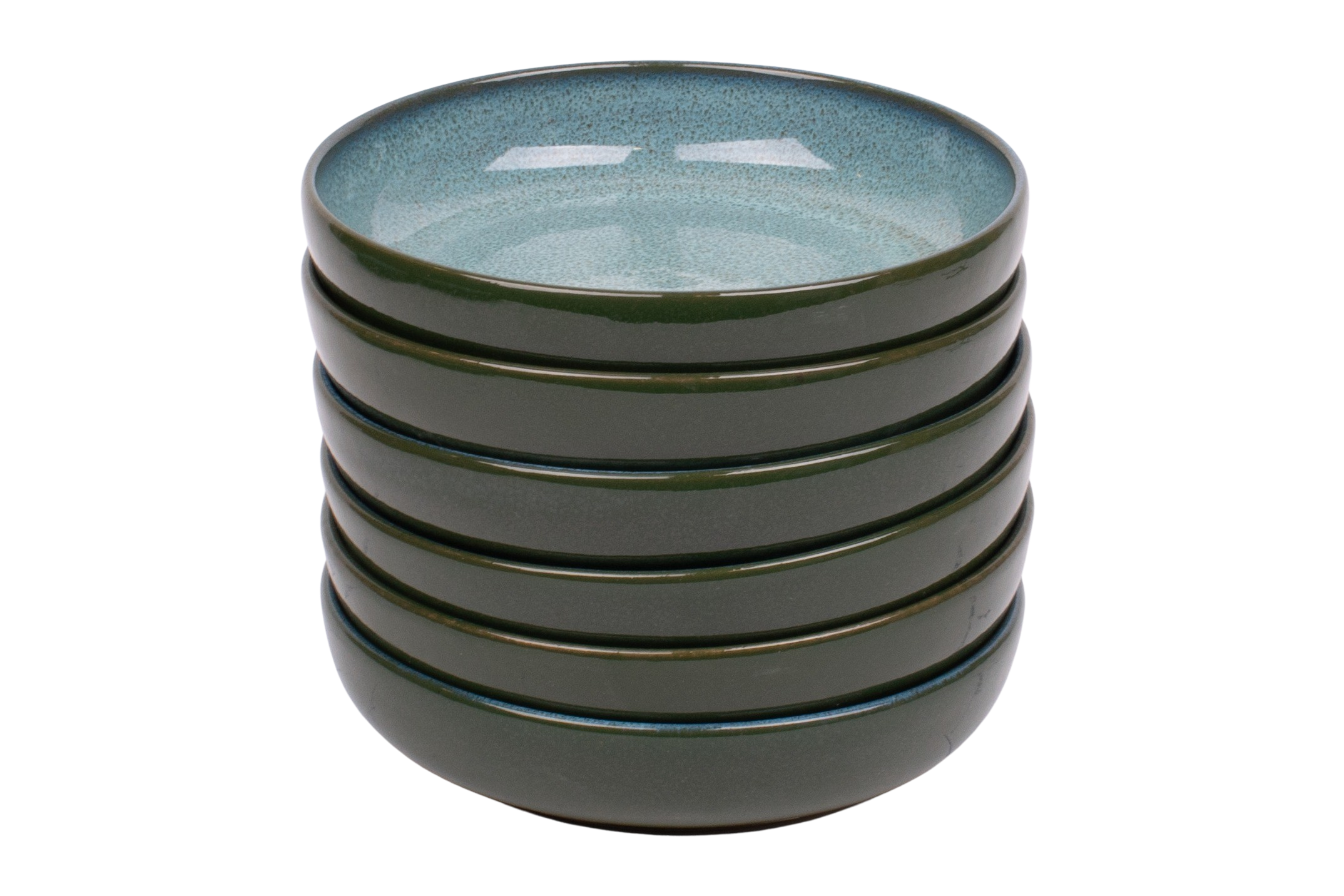 Kade 171 Set van 6 diepe borden - 18 cm - Evora - Groen - Portugees stoneware