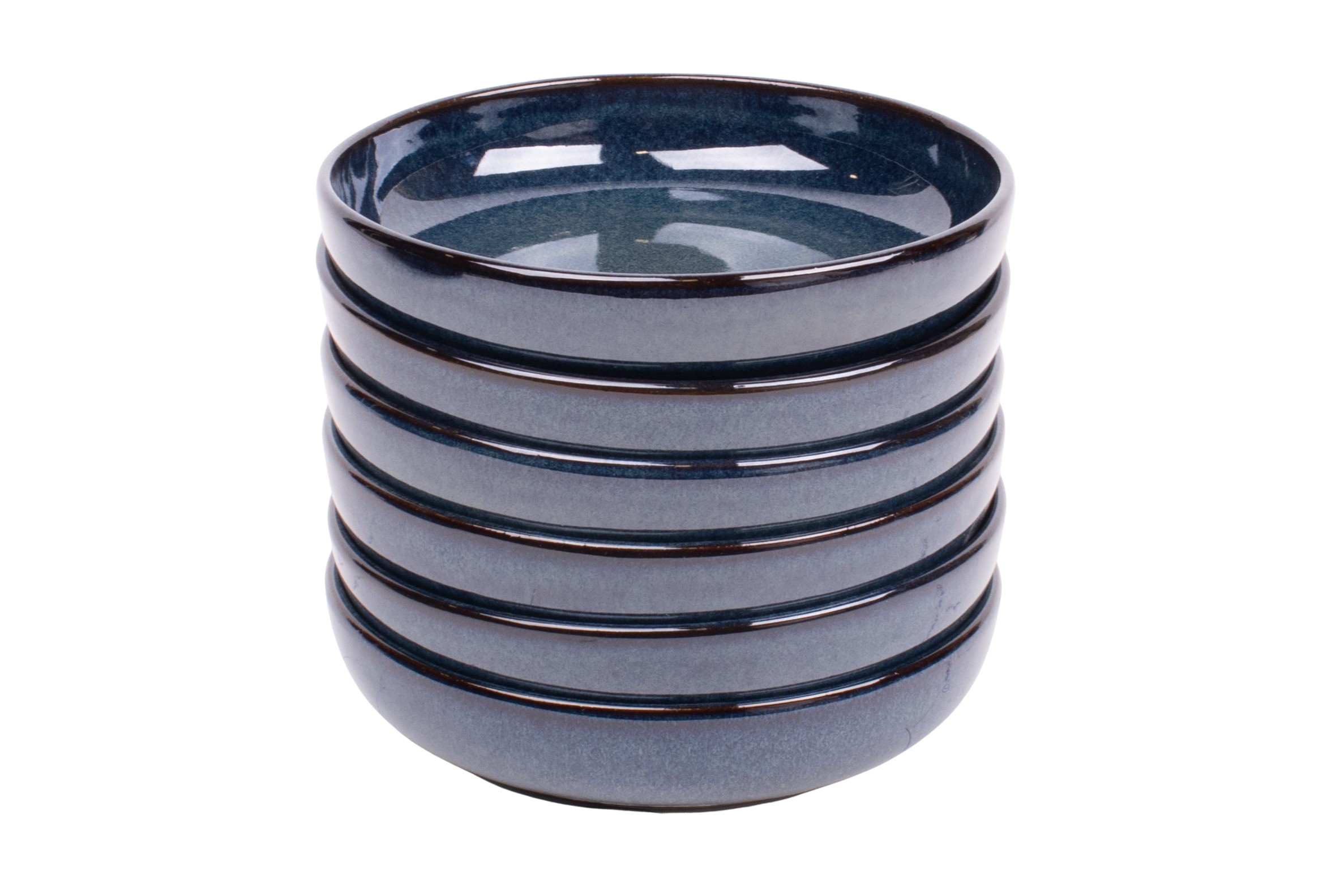 Kade 171 Set van 6 diepe borden - 18 cm - Faro - blauw - Portugees stoneware