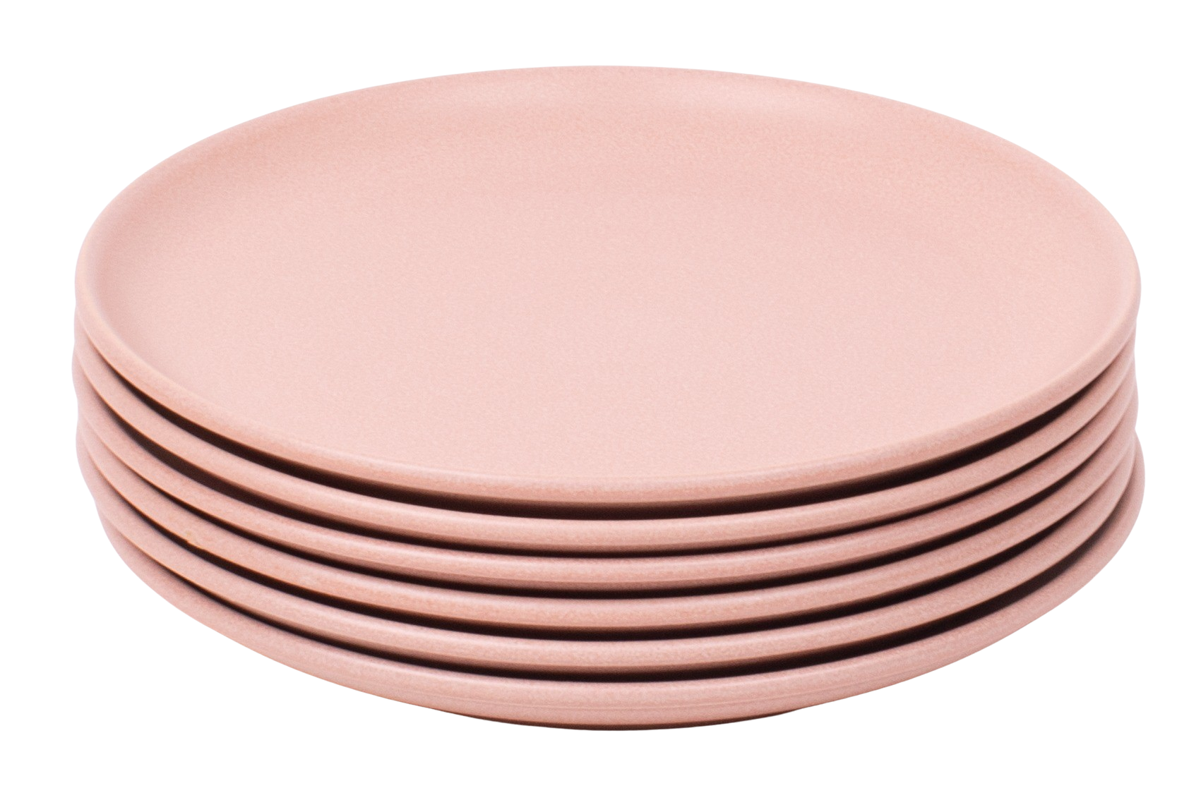 Kade 171 Set van 6 ontbijtborden - 22 cm - Madeira - roze - Portugees stoneware