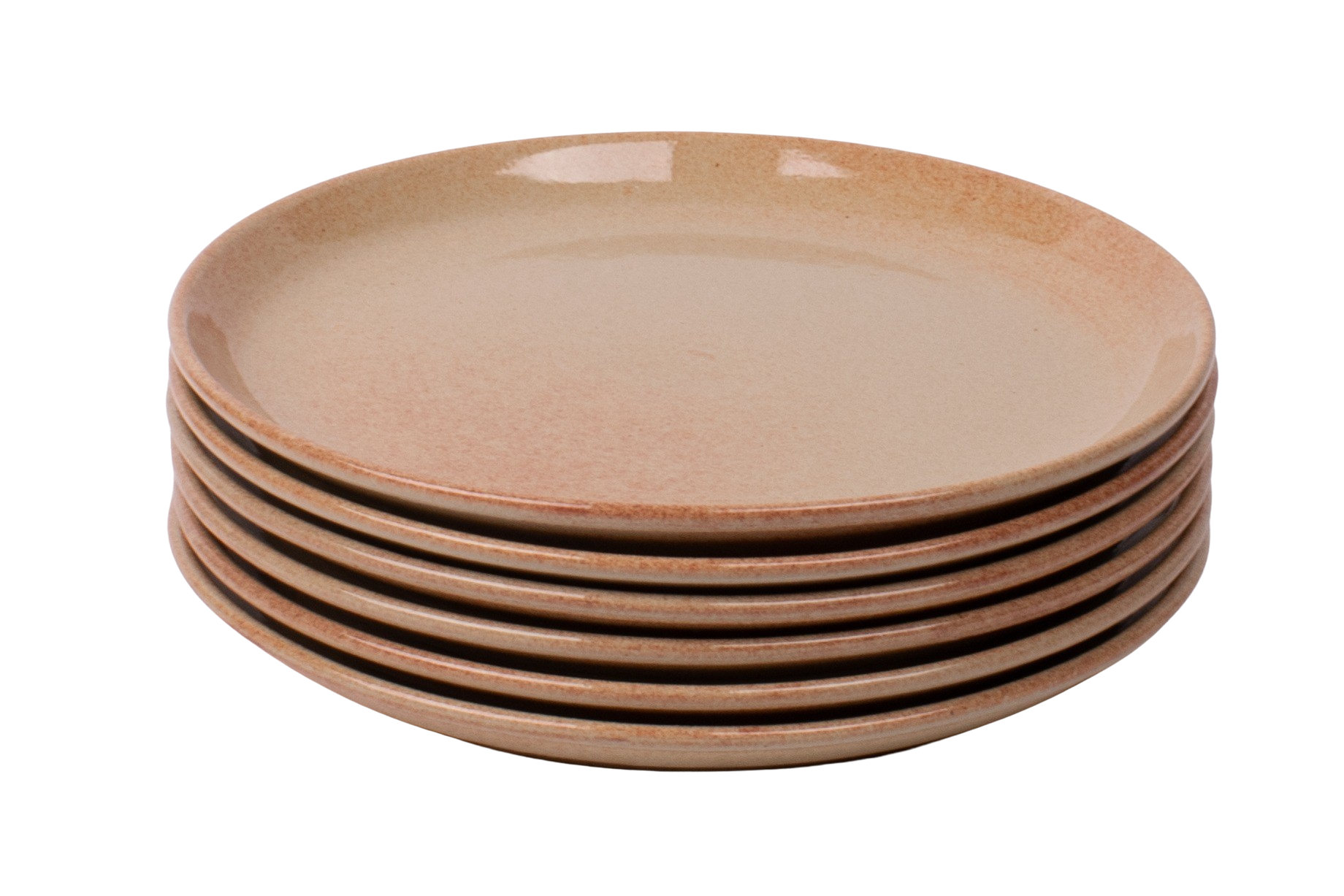 Kade 171 Set van 6 gebaksbordjes - 16 cm - Maia - zandkleurig - Portugees stoneware