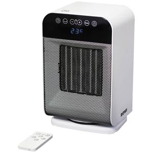 ROWI HKH 2000/2/1 ODT Premium Keramische ventilatorkachel 60 m&sup3; Wit, Zwart