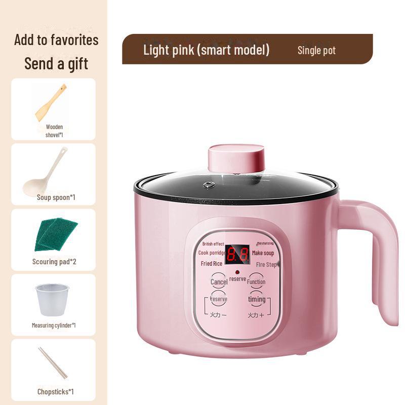 CrossCart Multifunctionele Mini Elektrische Koker: Rijst, Frituren & Reserveren, VK/EU Standaard 220V European Standard