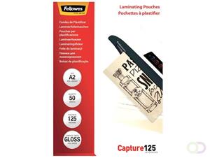 Fellowes LAMINATING POUCH A2 125MIC 50PK (5309302)